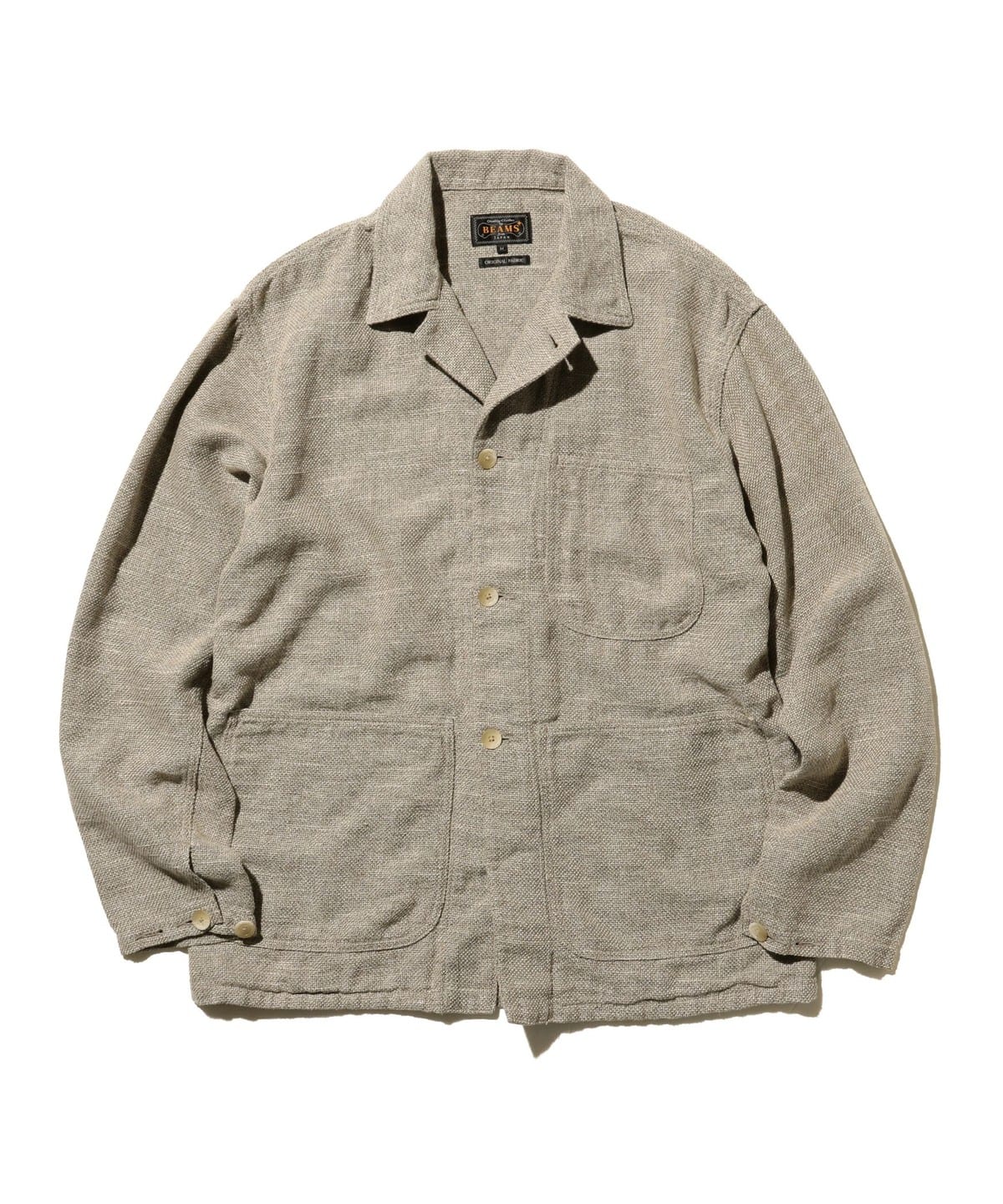 MIL Chore Jacket Cotton Linen ブルゾン MEN SAND S MIL Chore Jacket Cotton Linen ブルゾン MEN SAND S