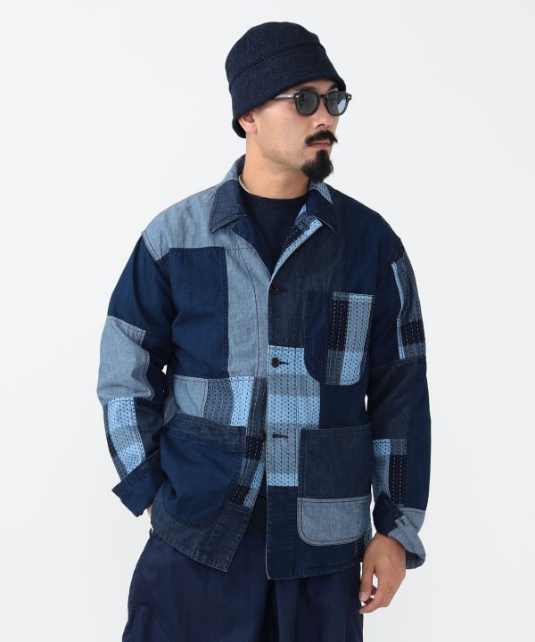BEAMS PLUS（ビームス プラス）MIL Chore Jacket Indigo Patchwork