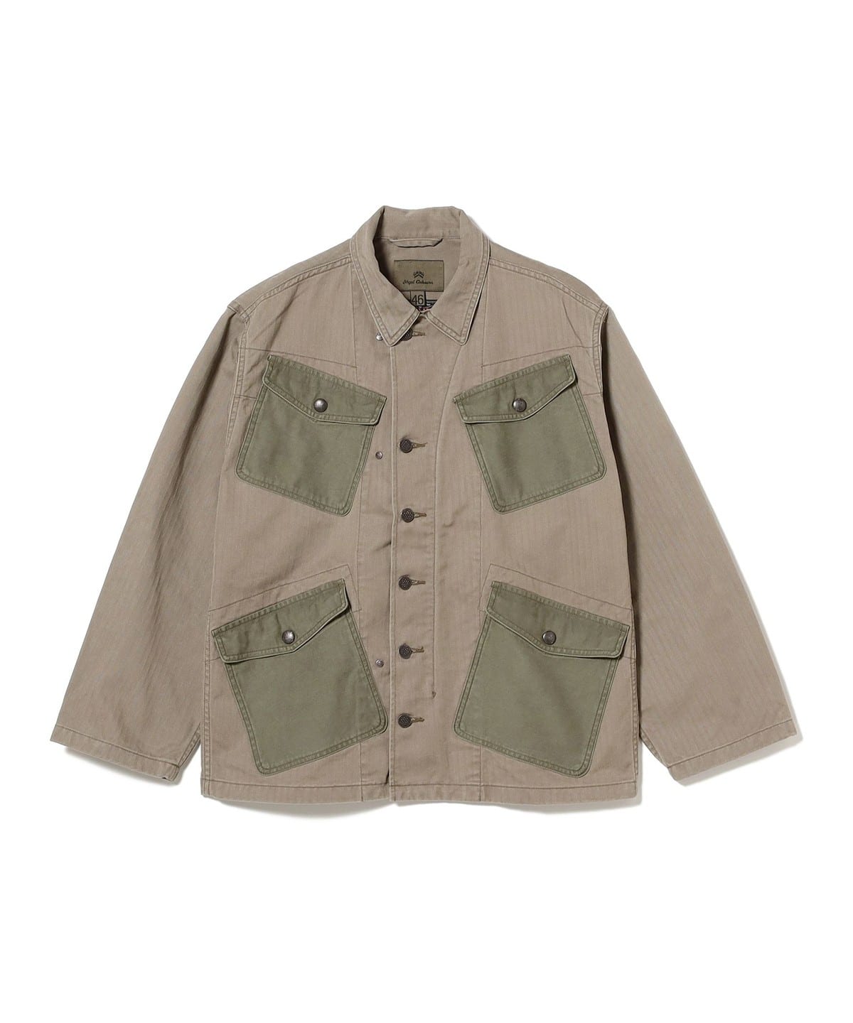 BEAMS PLUS ミリタリートロピカルジャケット BEAMS➕ マチガイナイ BEAMS PLUS のミリタリー トロピカル ジャケット