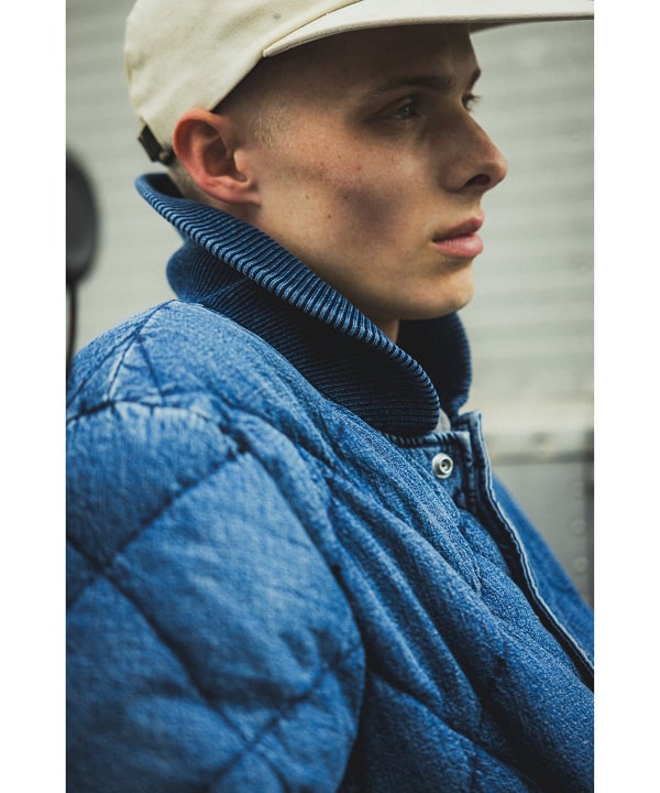 BEAMS PLUS（ビームス プラス）【別注】REMI RELIEF / Quillted Down Jacket Indigo（ブルゾン ダウン ジャケット）通販｜BEAMS