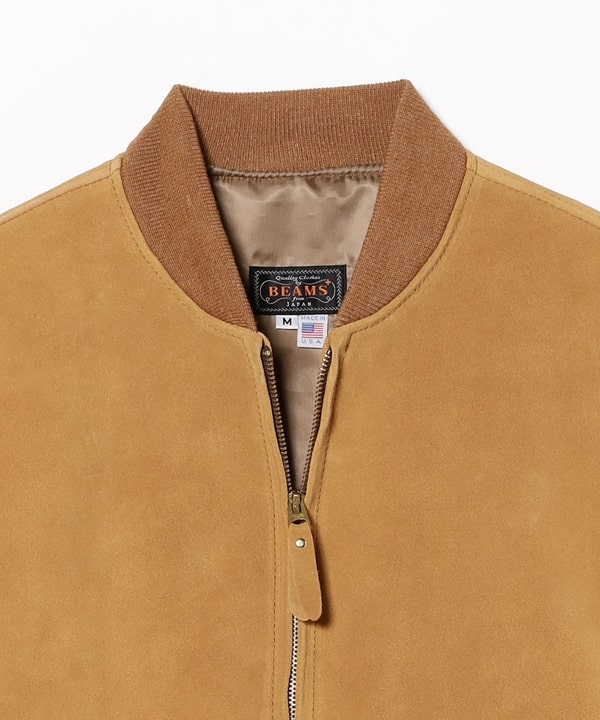 BEAMS PLUS（ビームス プラス）LEATHER SPORTS JACKET（ブルゾン