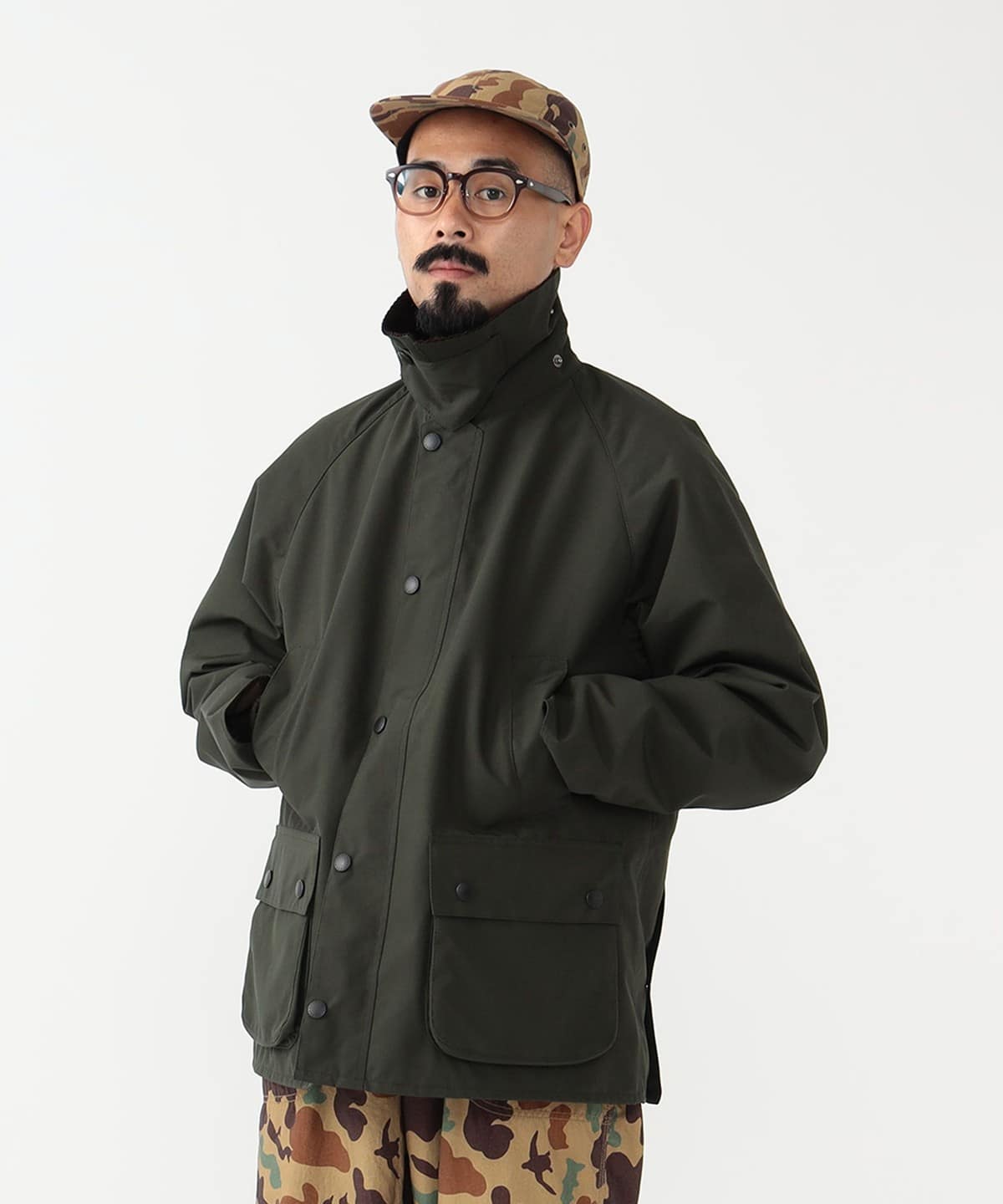 【別注】Barbour バブアー / BEDALE 2Layer Classic Fit ブルゾン MEN Sage/dress Gord 36 【別注】Barbour バブアー / BEDALE 2Layer Classic Fit ブルゾン MEN Sage/dress Gord 36