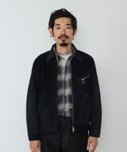 ▲【予約・イベント限定】REMI RELIEF / 別注 ZIP WORK JACKET SUEDE LEATHER