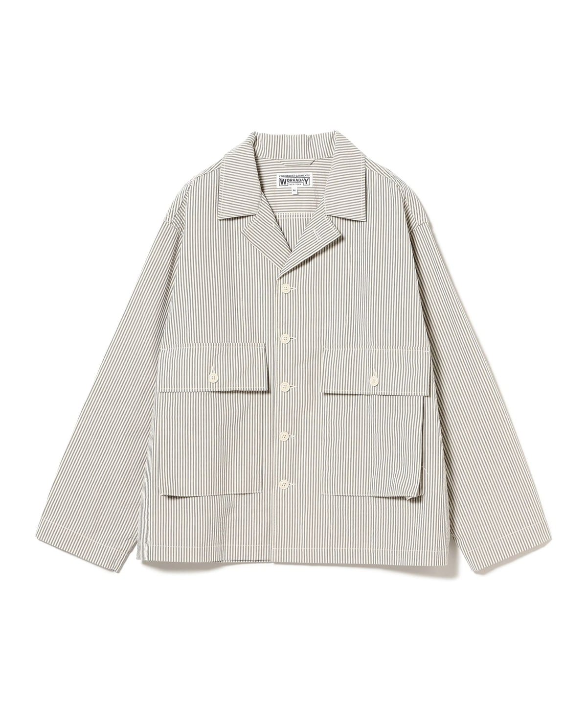 ENGINEERED GARMENTS / SEA BEES JACKET - COTTON SEERSUCKER ブルゾン MEN B - Indigo XS ENGINEERED GARMENTS / SEA BEES JACKET - COTTON SEERSUCKER ブルゾン MEN B - Indigo XS