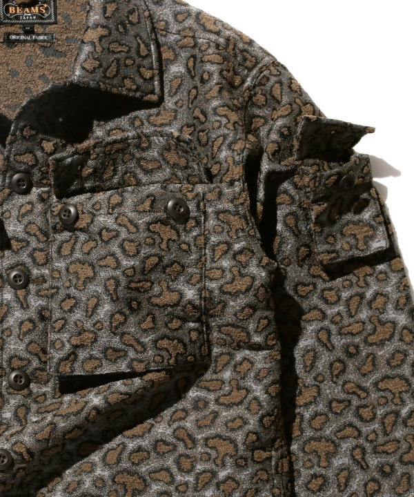 値下げ「希少」beams+ バティックジャケット　KOMATSU 総柄　古着 値下げ「希少」beams+ バティックジャケット KOMATSU 総柄 古着