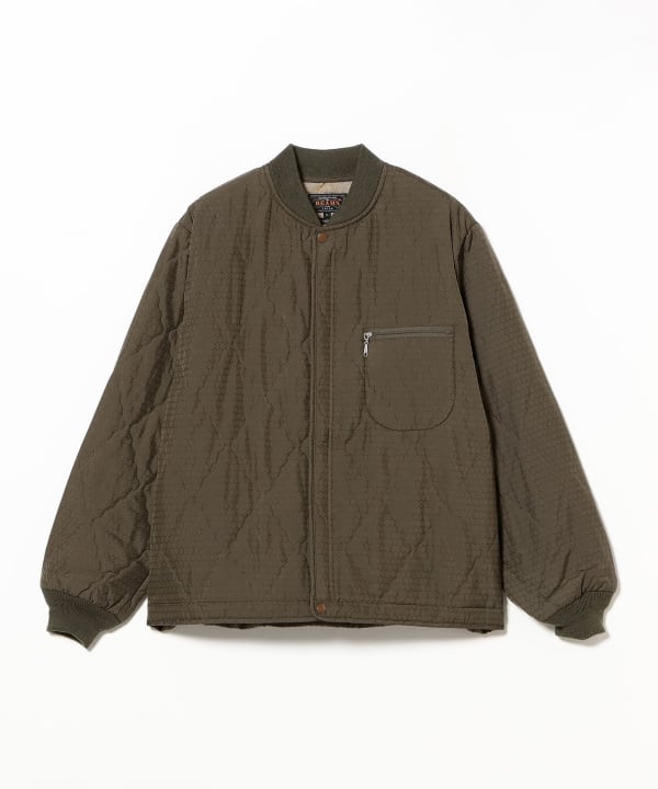 BEAMS PLUS（ビームス プラス）Quilt Puff Blouson Hexagon Jacquard