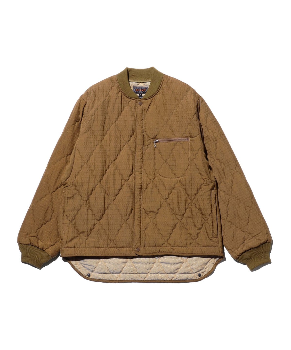 BEAMS PLUS（ビームス プラス）Quilt Puff Blouson Hexagon Jacquard
