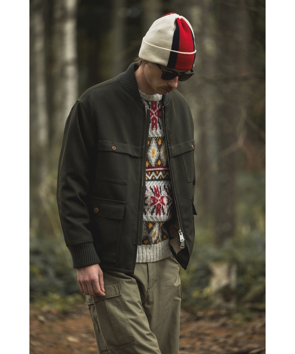 BEAMS PLUS（ビームス プラス）Fielder Jacket Wool Elastic（ブルゾン