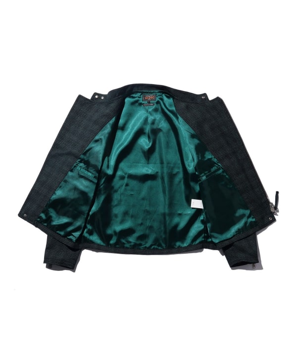 lenon　ビームスプラス BEAMS PLUS（ビームス プラス）Riders Jacket Neon Plaid（ブルゾン