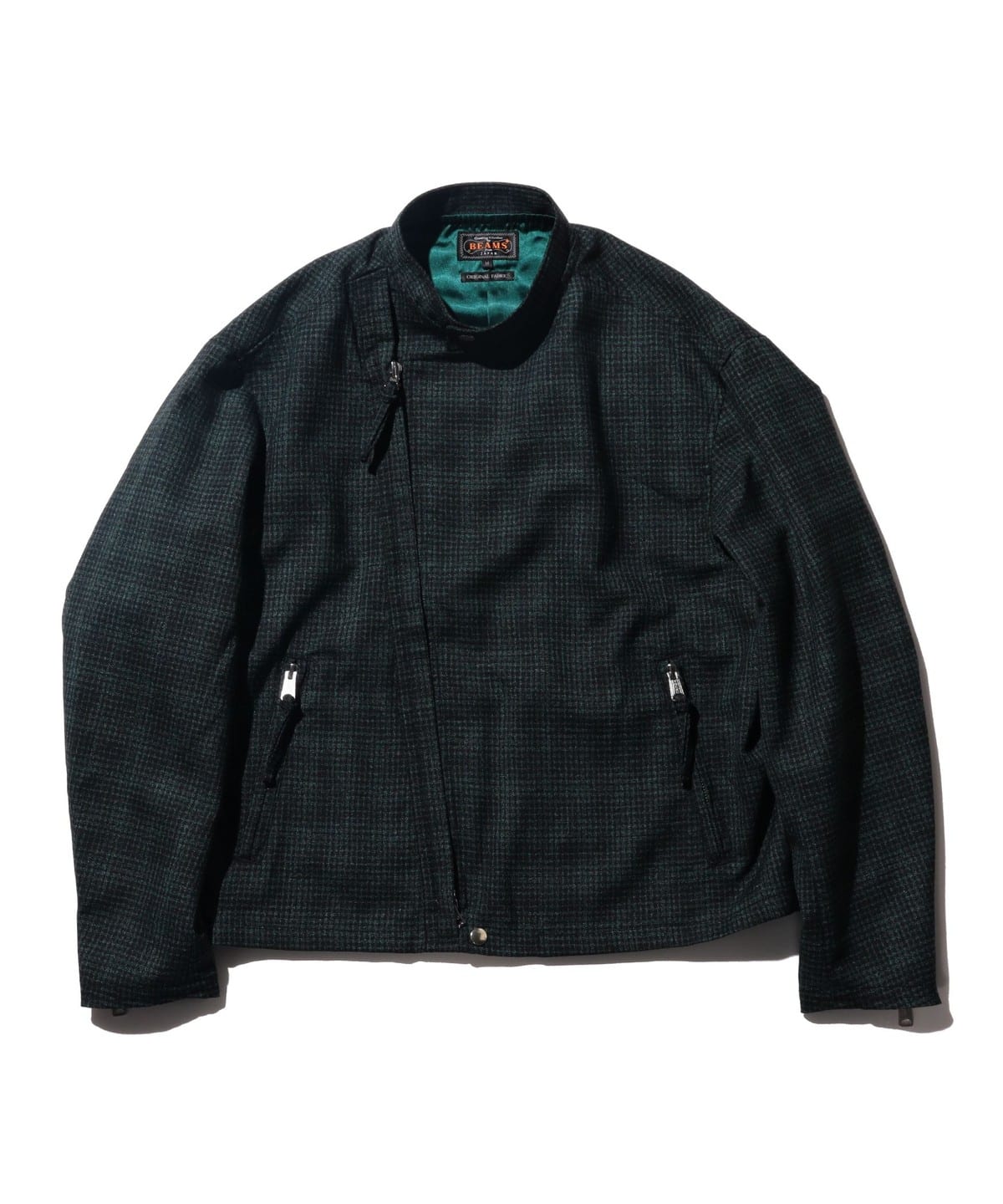 BEAMS PLUS（ビームス プラス）Riders Jacket Neon Plaid