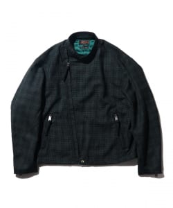 Riders Jacket Neon Plaid