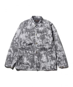 P-Man Jacket Supima Herringbone on Paint Print