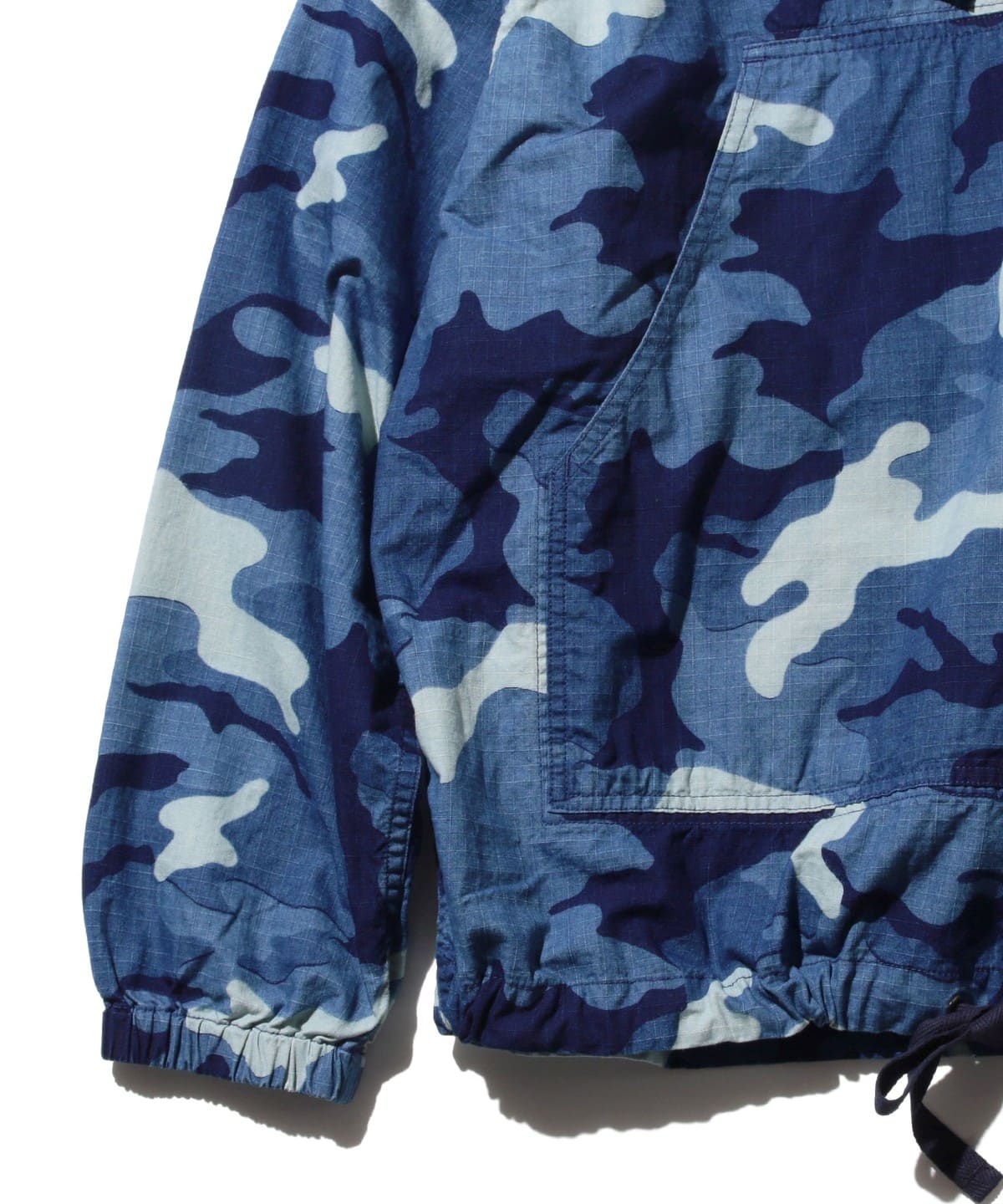 BEAMS PLUS（ビームス プラス）MIL Smock Indigo Rip Stop Discharge 