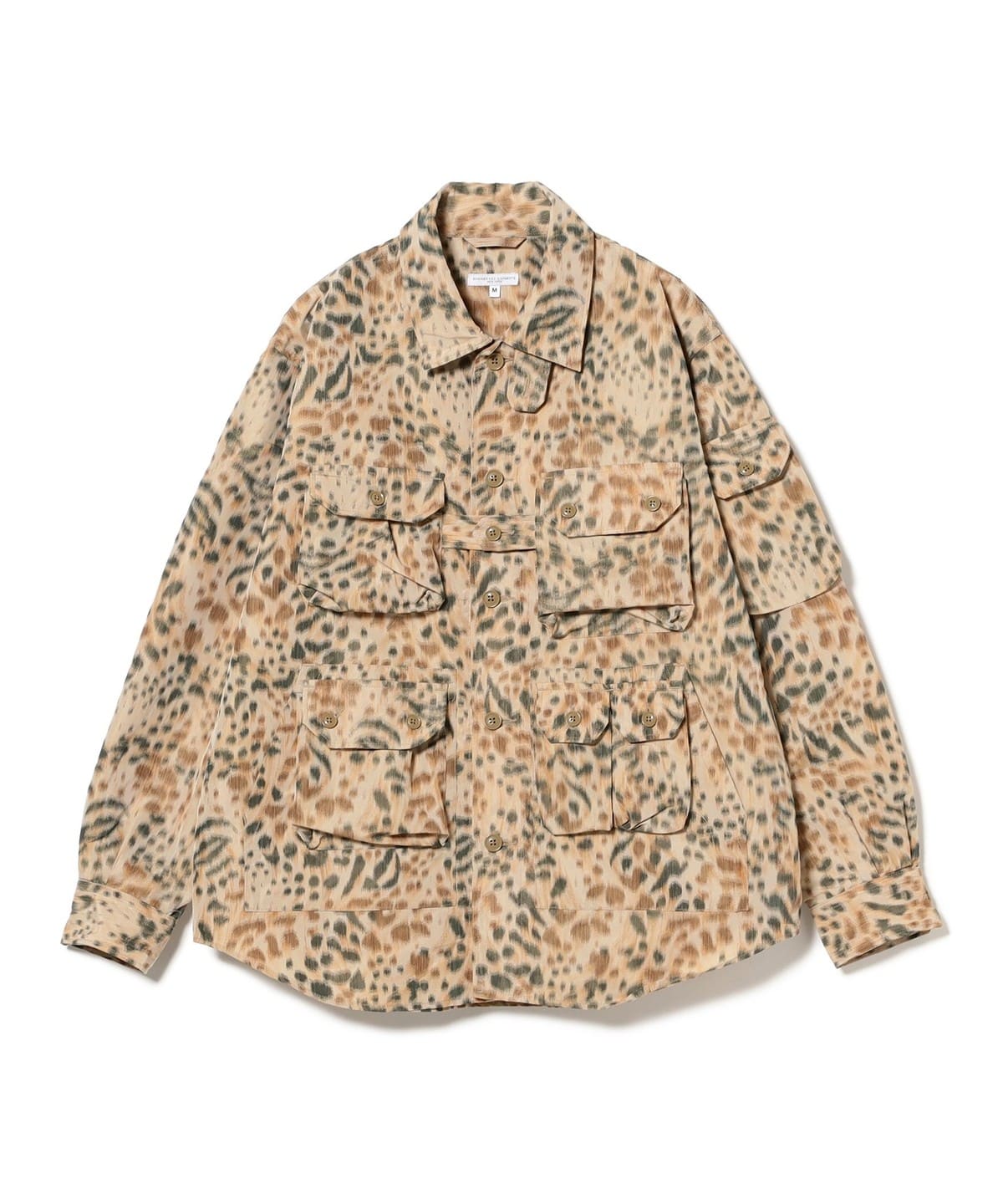ENGINEERED GARMENTS エンジニアド ガーメンツ / EXPLORER SHIRT JACKET - LEOPARD PRINT ブルゾン MEN Brown S ENGINEERED GARMENTS エンジニアド ガーメンツ / EXPLORER SHIRT JACKET - LEOPARD PRINT ブルゾン MEN Brown S