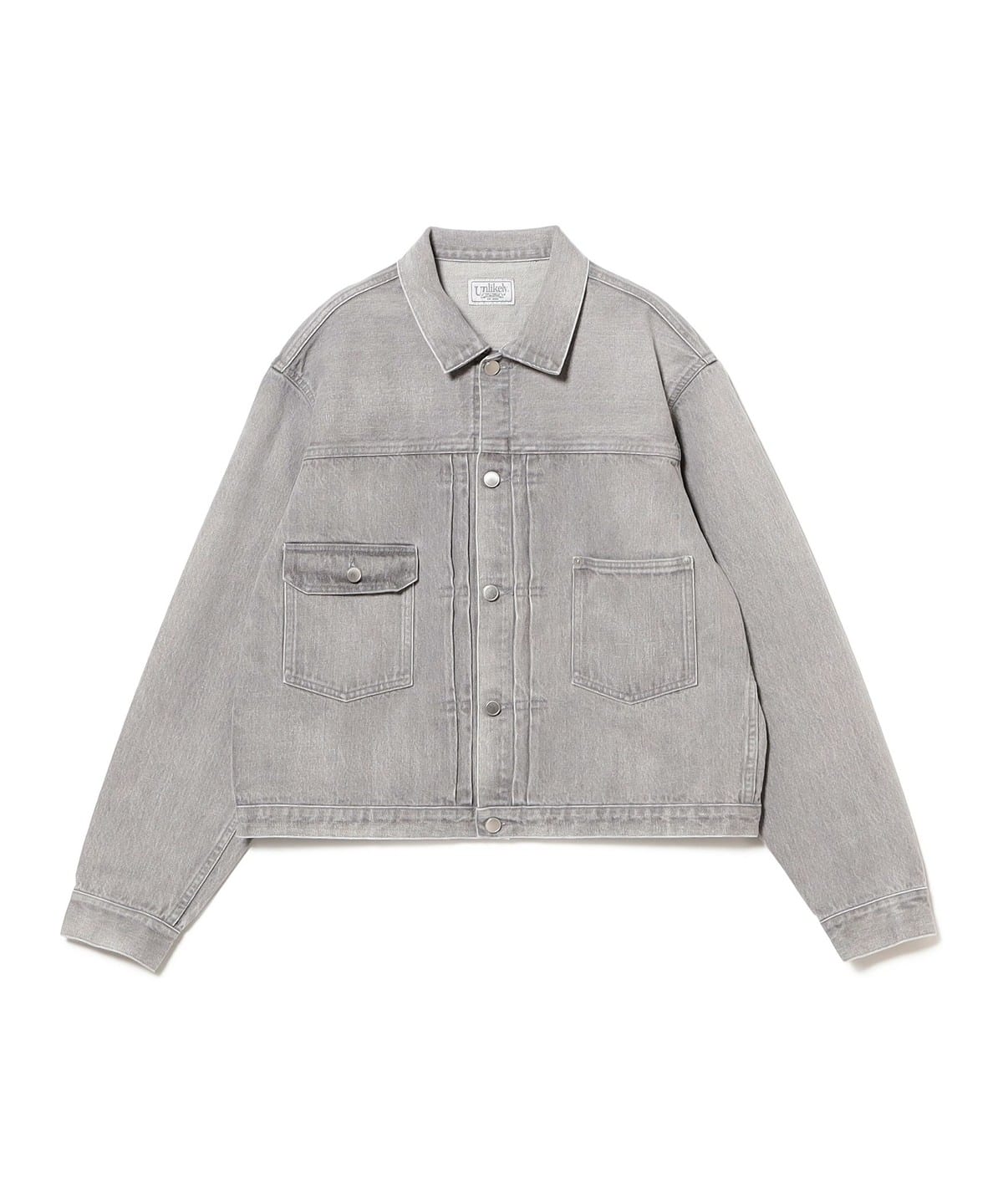 Unlikely / Unlikely Time Travel Trucker Jacket Gray Denim ブルゾン MEN USED_GRAY S Unlikely / Unlikely Time Travel Trucker Jacket Gray Denim ブルゾン MEN USED_GRAY S