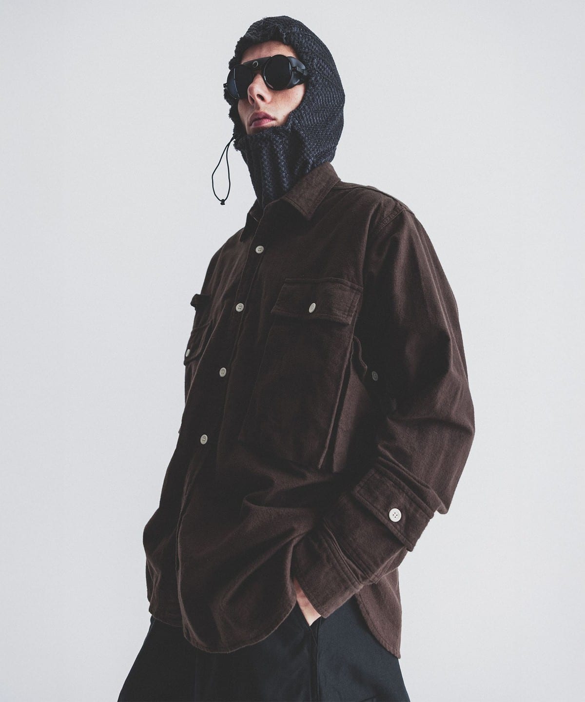 【別注】MOUNTAIN RESEARCH マウンテンリサーチ / Game Shirt Flannel ブルゾン MEN BROWN XL 【別注】MOUNTAIN RESEARCH マウンテンリサーチ / Game Shirt Flannel ブルゾン MEN BROWN XL