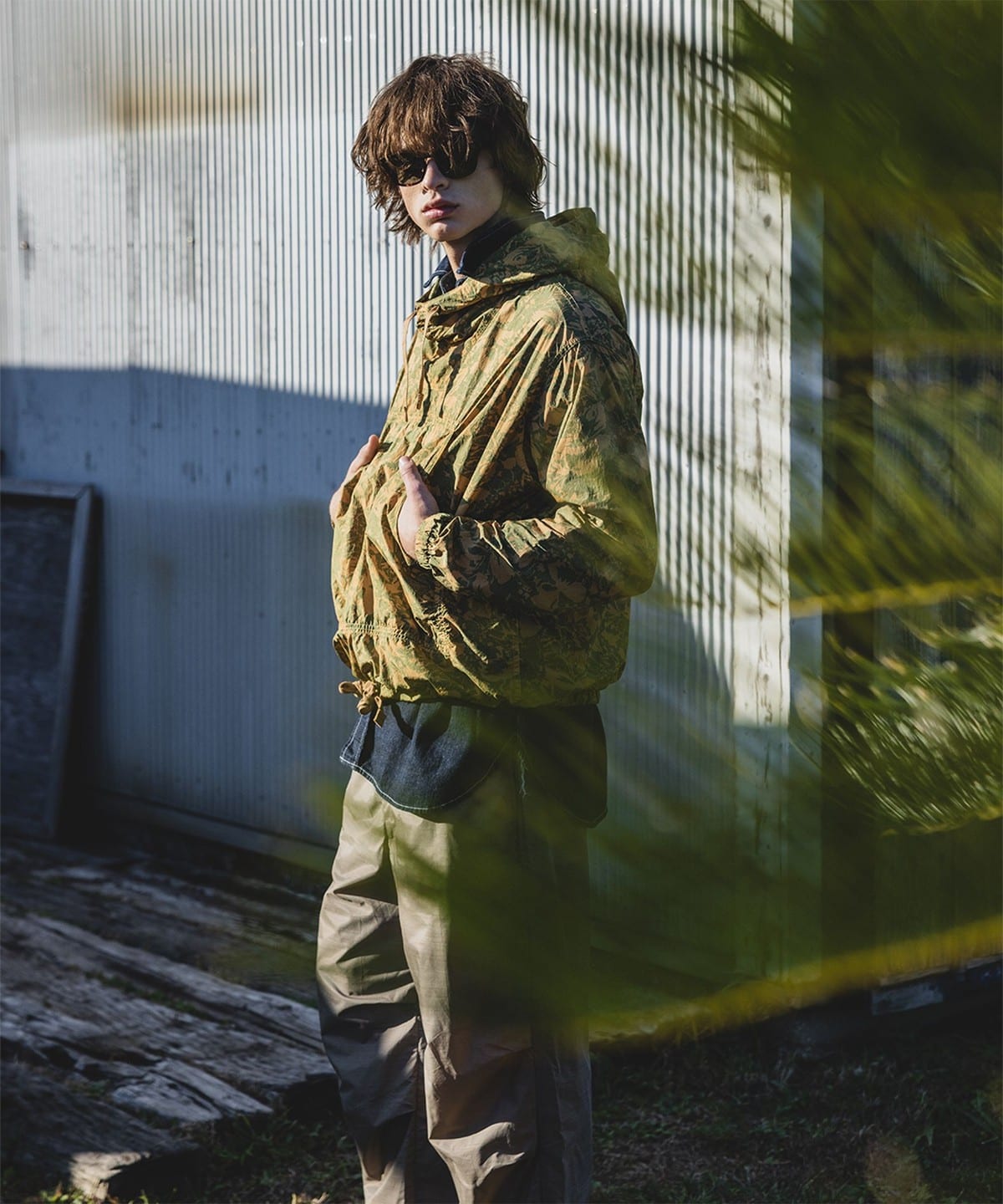 BEAMS PLUS（ビームス プラス）MIL Smock Camo Print Garment Dye