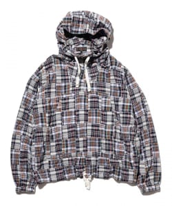 MIL Smock Patchwork Madras Navy