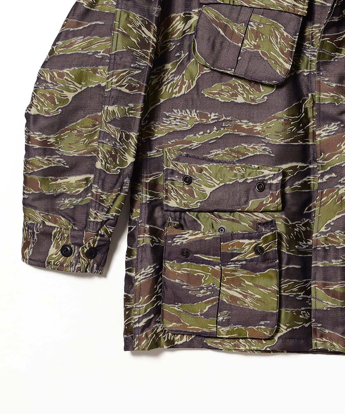 BEAMS PLUS BEAMS PLUS Fatigue Jacket Tiger Stripe Mesh Jacquard