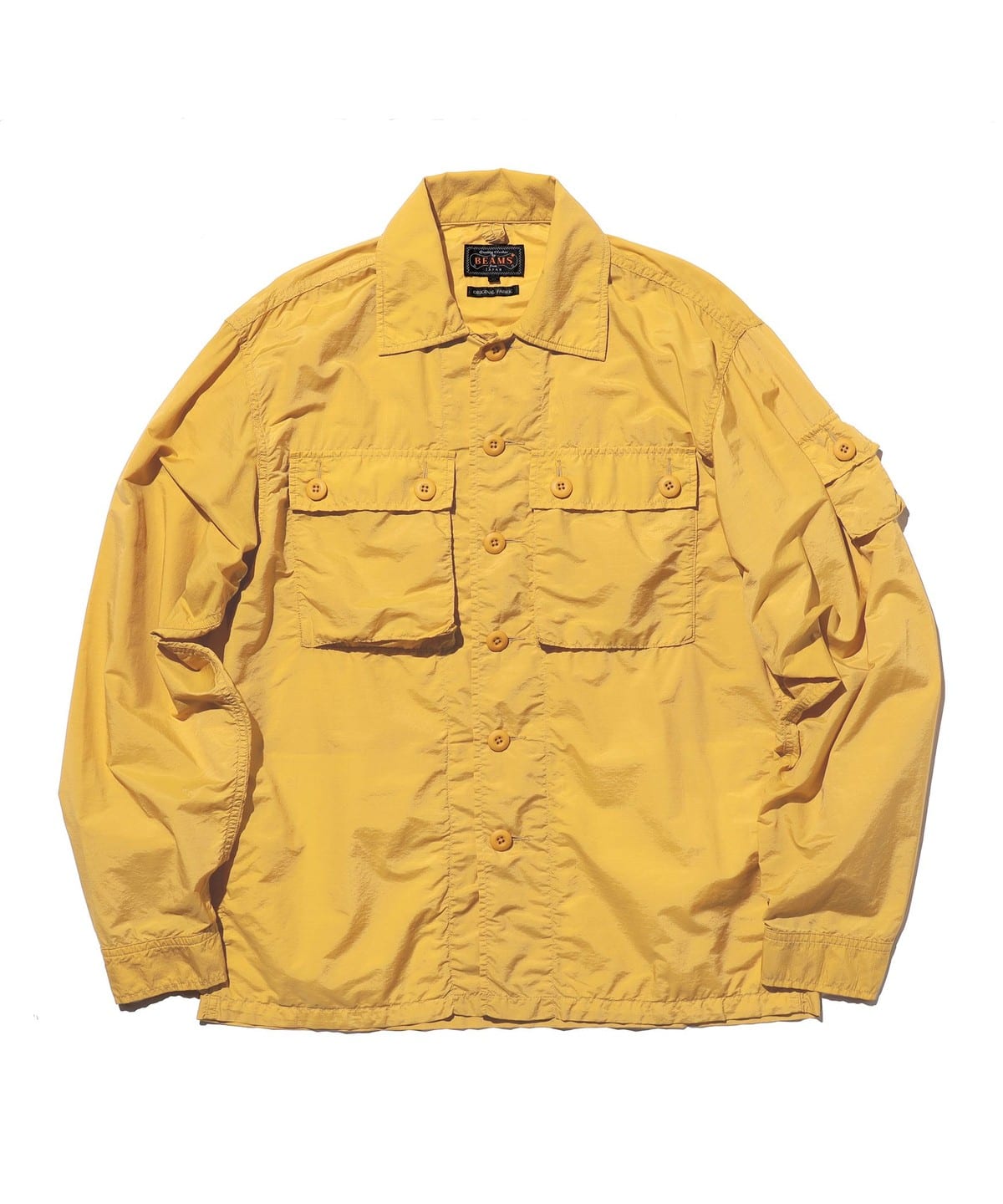 MIL SHT-JAC NYCO Rip stop Pigment Dye �u���]�� MEN YELLOW S