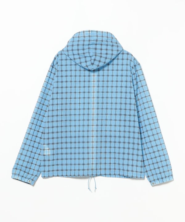 BEAMS PLUS（ビームス プラス）Swing Jacket Hoodie Nylon Airy Plaid