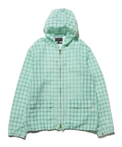 Swing Jacket Hoodie Nylon Airy Plaid