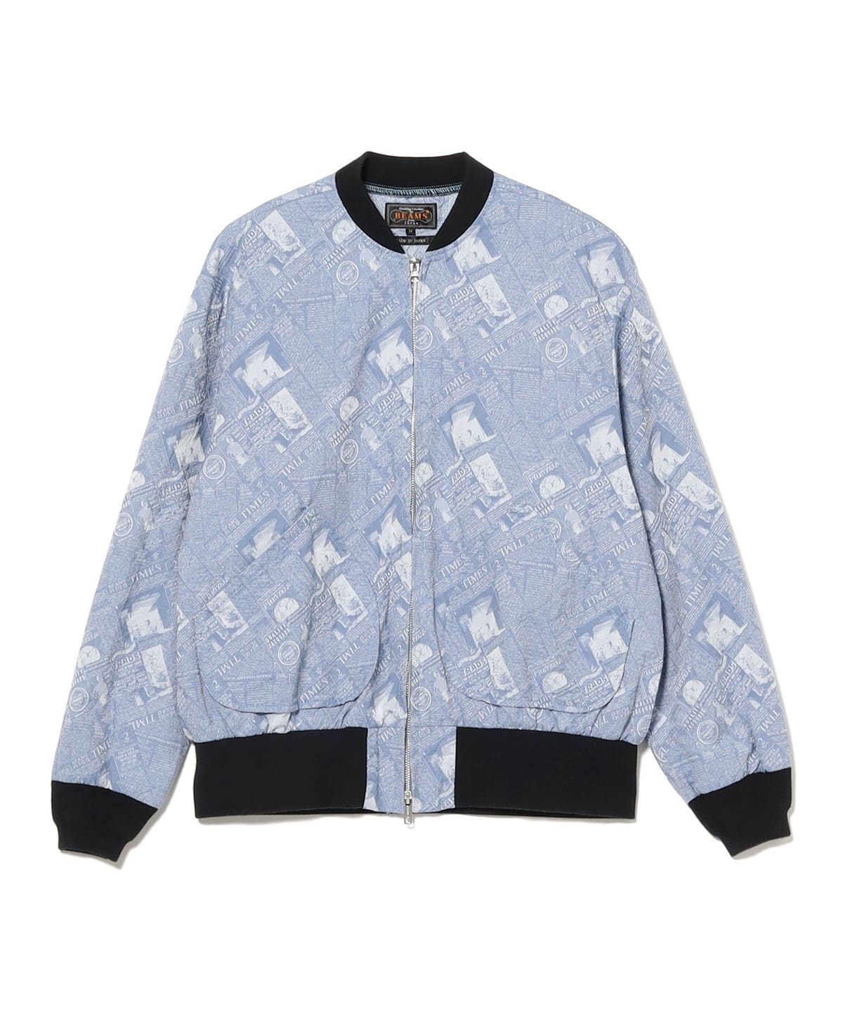 BEAMS PLUS（ビームス プラス）Sports Blouson Newspaper Jacquard