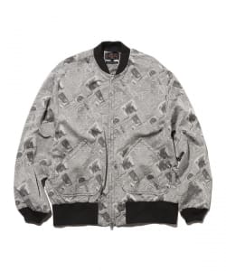 Sports Blouson Newspaper Jacquard