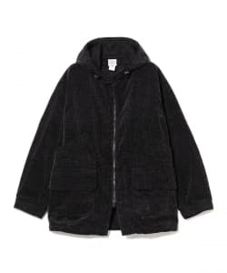 POST OVERALLS / #3112-WWP DEE Parka 3 : widewale cords printed grey