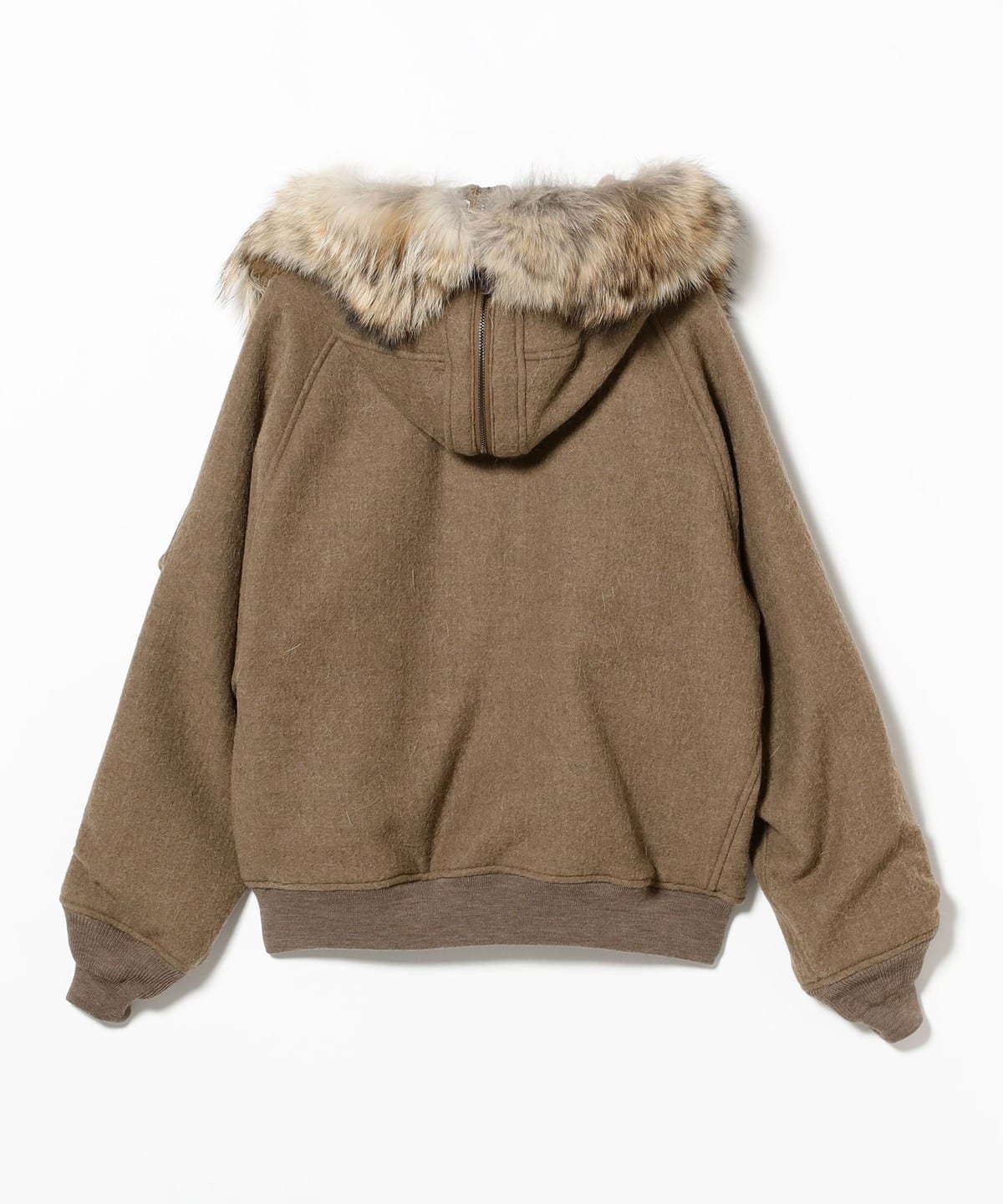 極美品 ラシュモン ミリタリーブルゾン ワイドスリーブ ベージュカーキ 日本製 BEAMS PLUS（ビームス プラス）MIL SHT-JAC Camo Jacquard（ブルゾン
