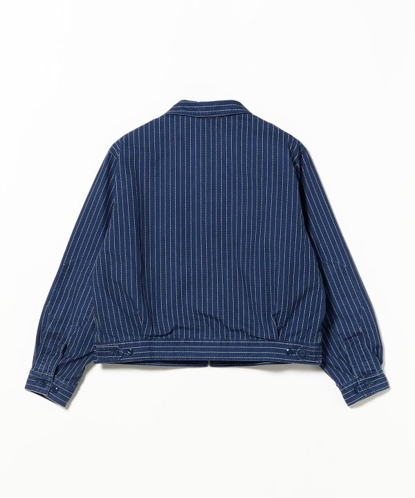 Zip Short Blouson Indigo