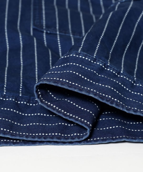 Zip Short Blouson Indigo