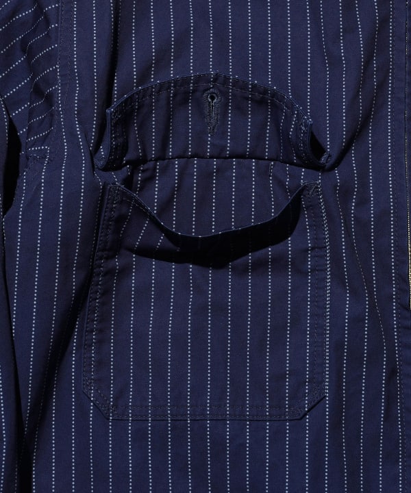 Zip Short Blouson Indigo