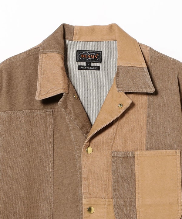 MIL Chore Jacket OC Brown Patchwork