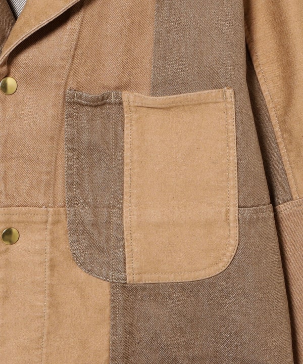 MIL Chore Jacket OC Brown Patchwork