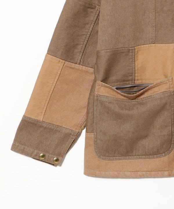 MIL Chore Jacket OC Brown Patchwork