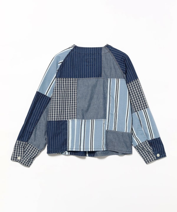 Engineer Jacket Indigo Patchwork