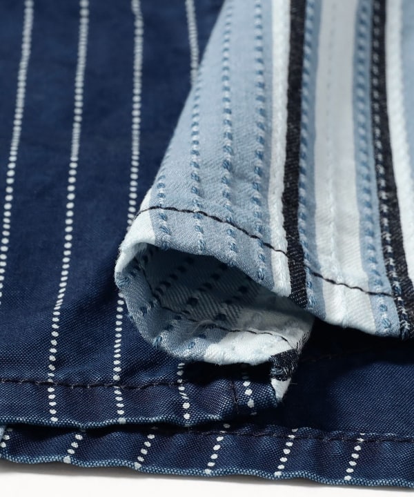 Engineer Jacket Indigo Patchwork
