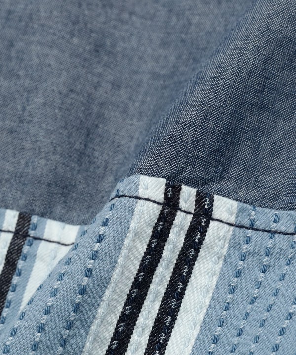 Engineer Jacket Indigo Patchwork