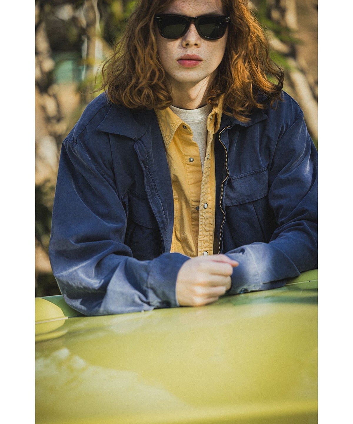 �y�ʒ��zREMI RELIEF ���~�����[�t / Rayon Blouson Jacket �u���]�� MEN INDIGO L