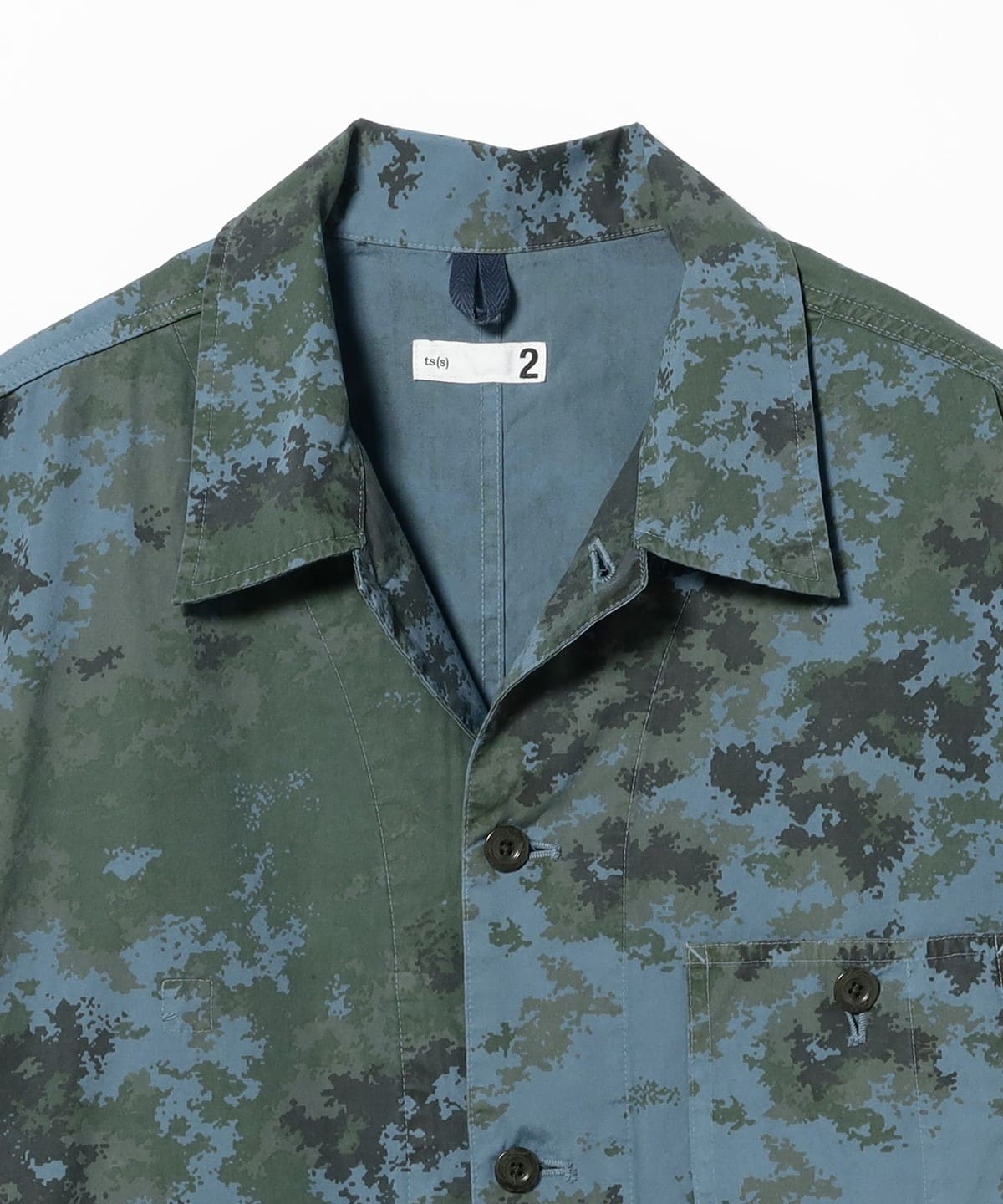 BEAMS PLUS（ビームス プラス）ts(s) / Garment Dye Camo Print Cotton