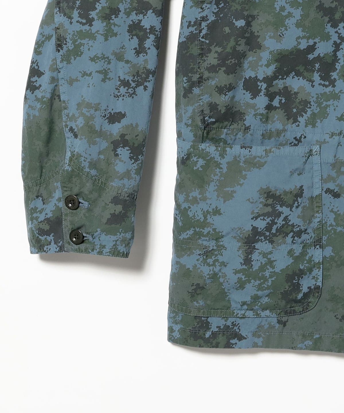 BEAMS PLUS（ビームス プラス）ts(s) / Garment Dye Camo Print Cotton