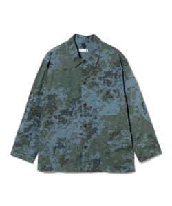 ts(s) / Garment Dye Camo Print Cotton Cloth Cover All Jacket