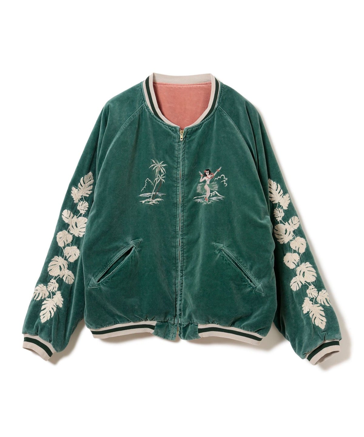 �y�C�x���g����z�y�ʒ��zREMI RELIEF ���~�����[�t / Souvenir Jacket Hawaiian �u���]�� MEN Green*Pink L