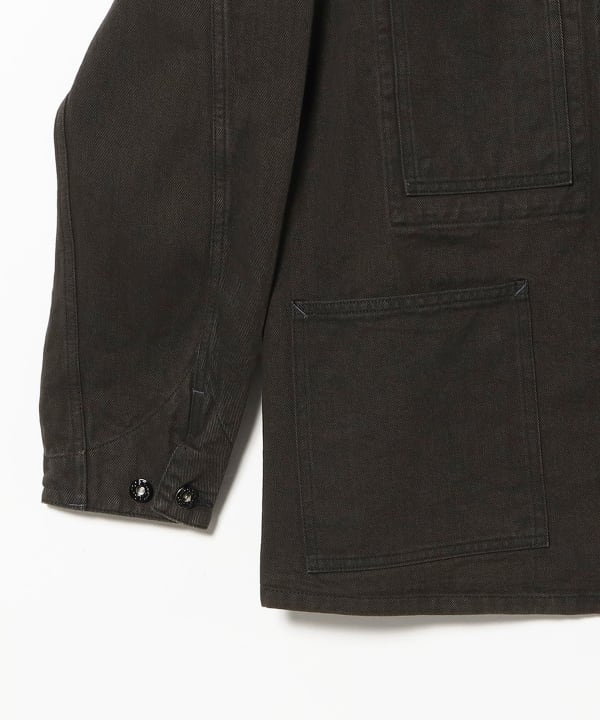 POST OVERALLS / #3102SB-WFC SWEETBEAR 3 : w flat twill charcoal