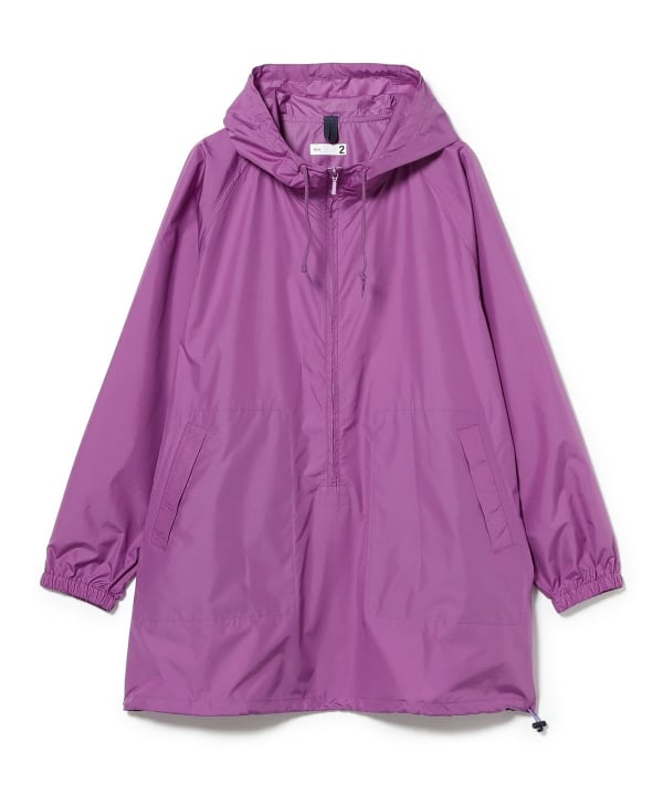 ts(s) / Long Zip Pullover Parka-Recycle Polyester Ripstop Cloth