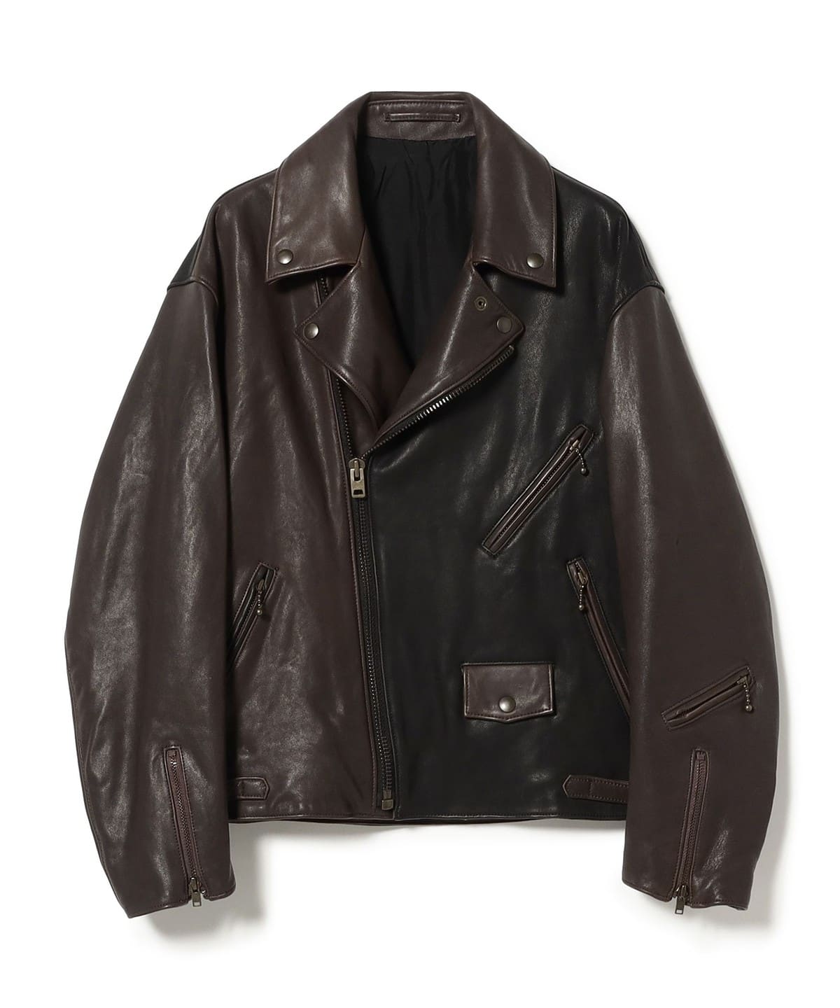 BEAMS VAPORIZE ライダースジャケット　XL相当　美品41,800円 BEAMS PLUS（ビームス プラス）KAPTAIN SUNSHINE / Sheepskin Riders