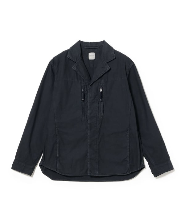 sage de cret / Cotton Linen Back Sateen F1Type Shirt Jacket