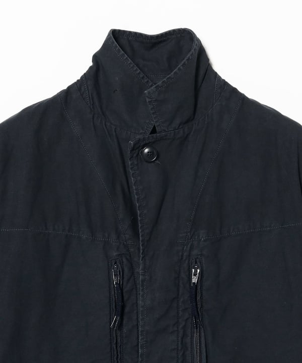 sage de cret / Cotton Linen Back Sateen F1Type Shirt Jacket
