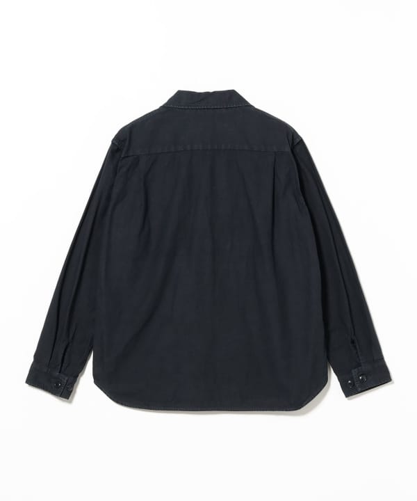 sage de cret / Cotton Linen Back Sateen F1Type Shirt Jacket
